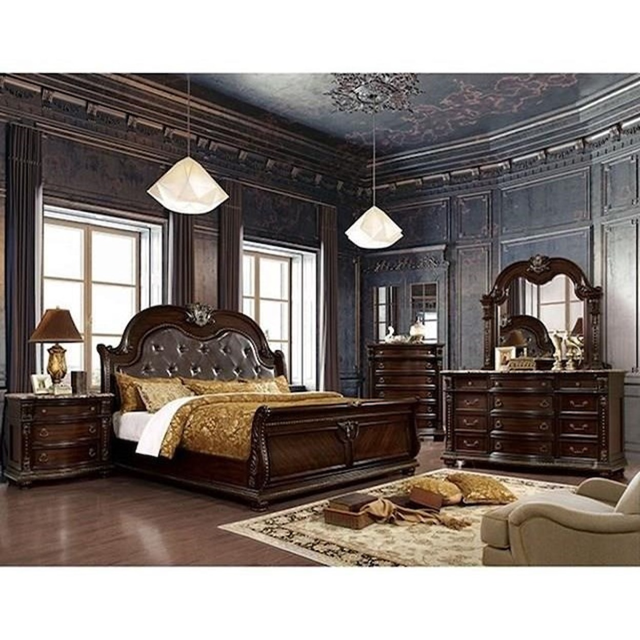 Furniture of America - FOA Fromberg Queen Bedroom Group