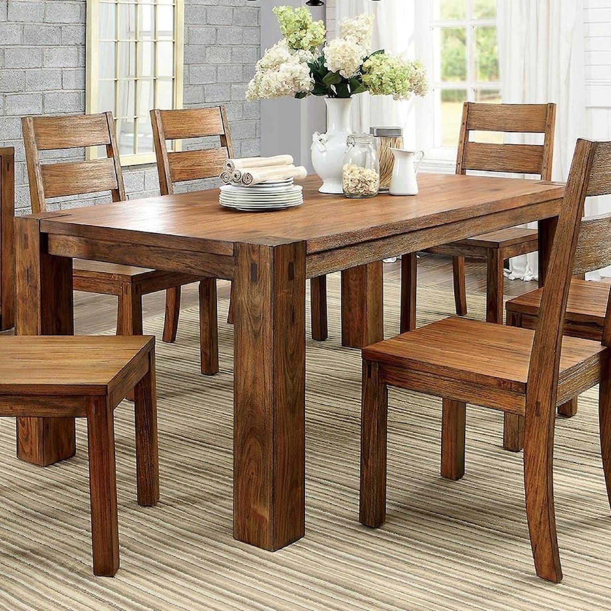 Furniture of America Frontier Dining Table