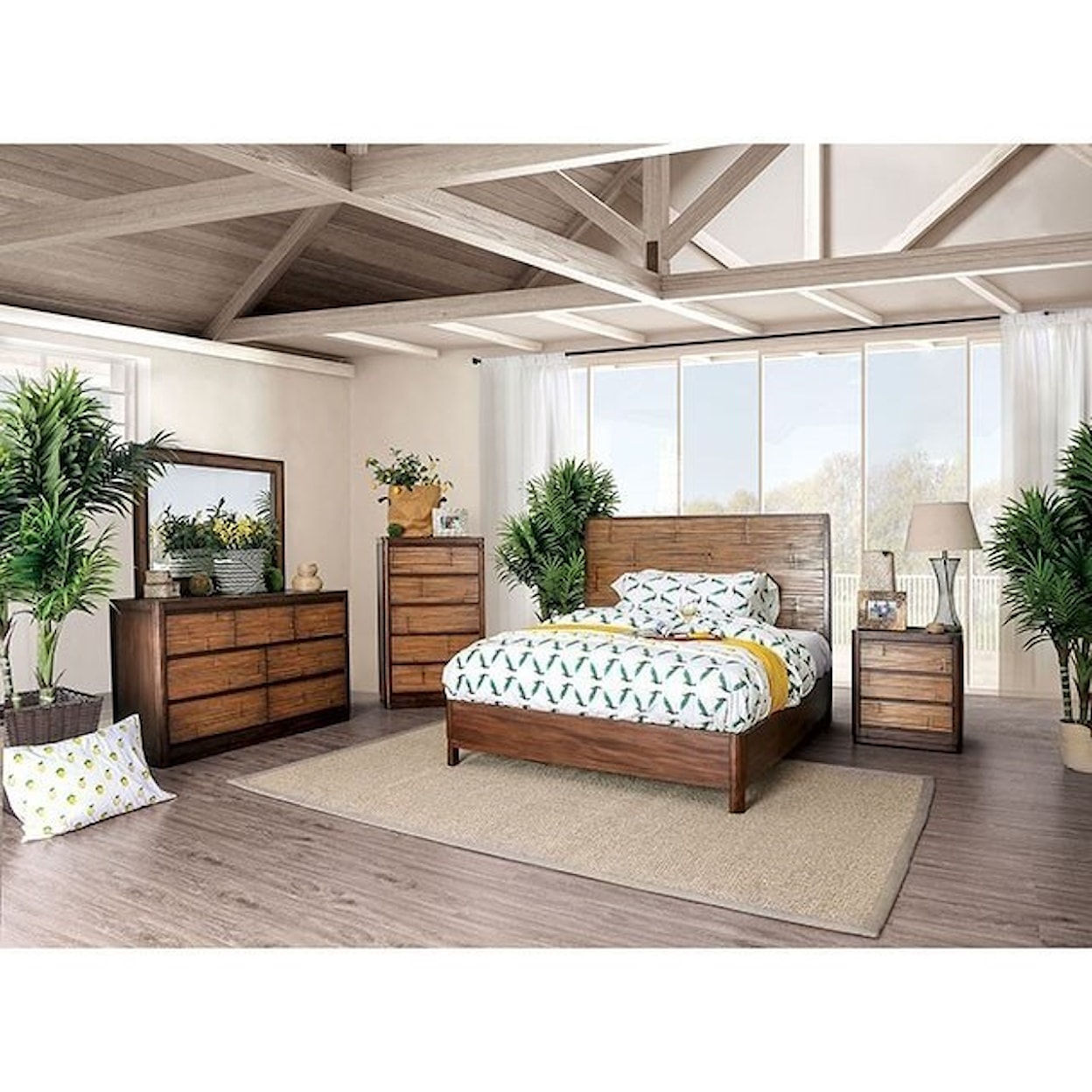 Furniture of America - FOA Fulton Cal King Panel Bed