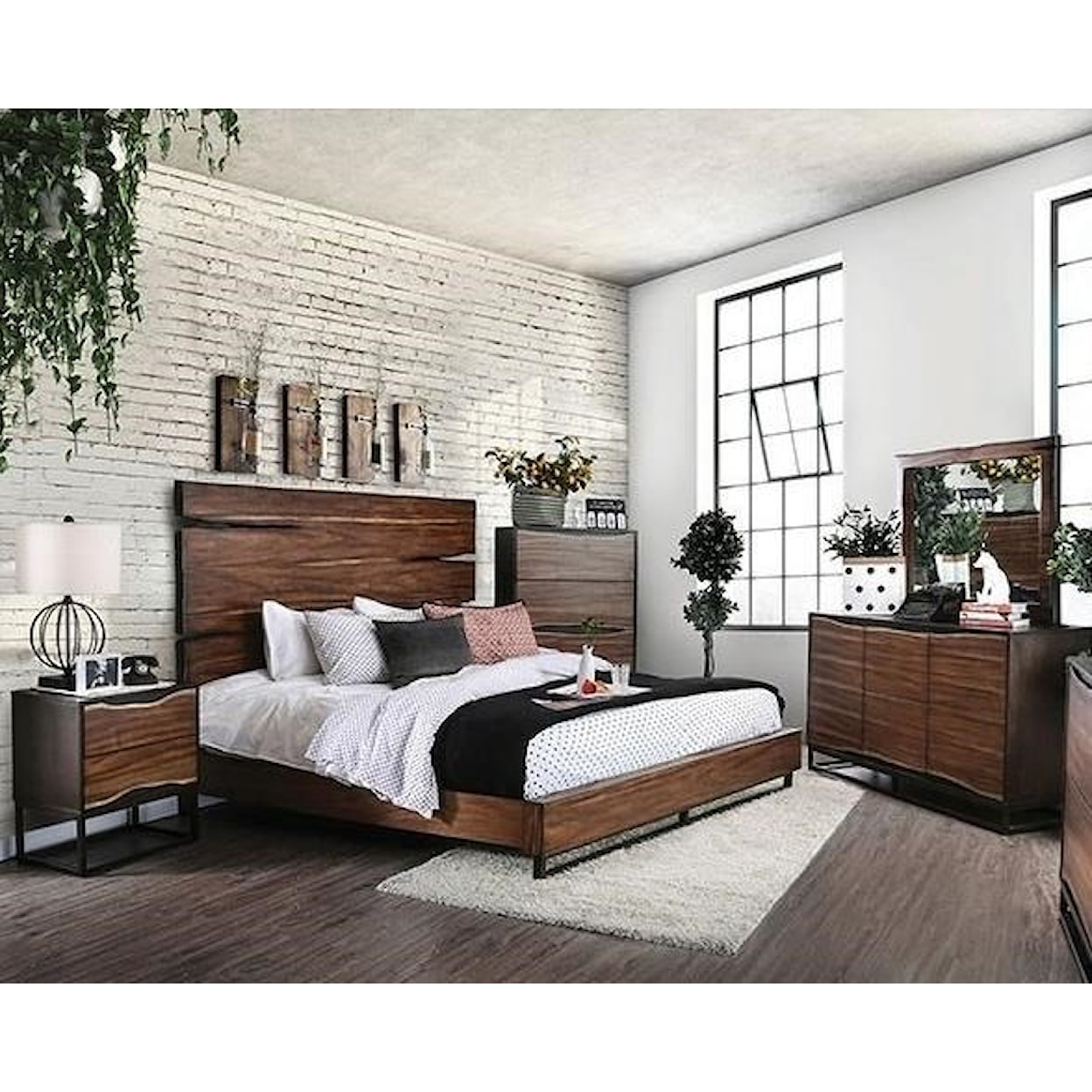 Furniture of America Fulton Queen Bedroom Group