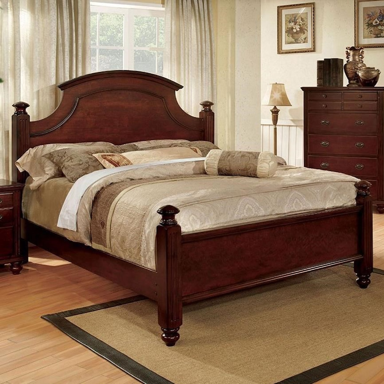 Furniture of America - FOA Gabrielle King Bed