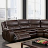 Furniture of America - FOA Pollux Reclining Sectional w/ Console