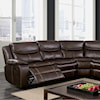 FUSA Pollux Reclining Sectional w/ Console