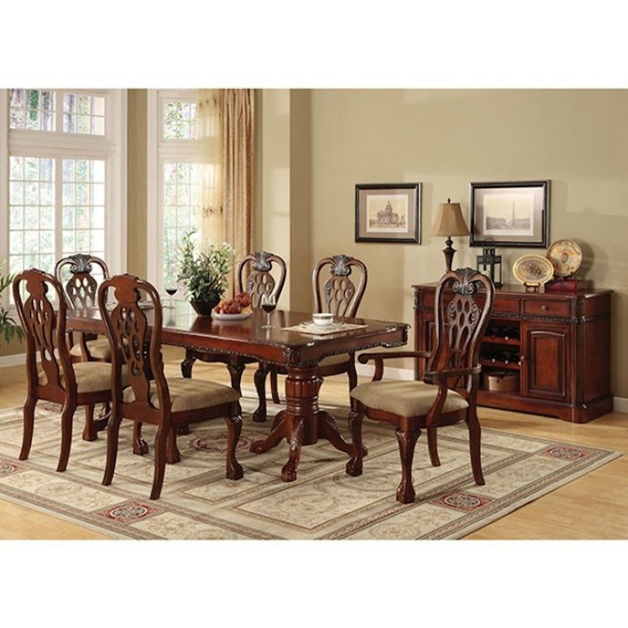 Furniture of America - FOA George Town Set of 2 Side Chairs