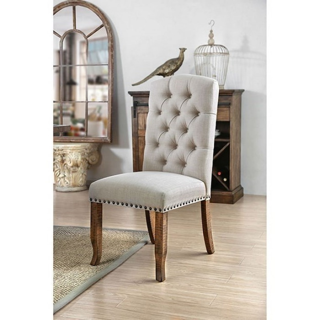 Furniture of America Gianna Side Chair, 2 Pack