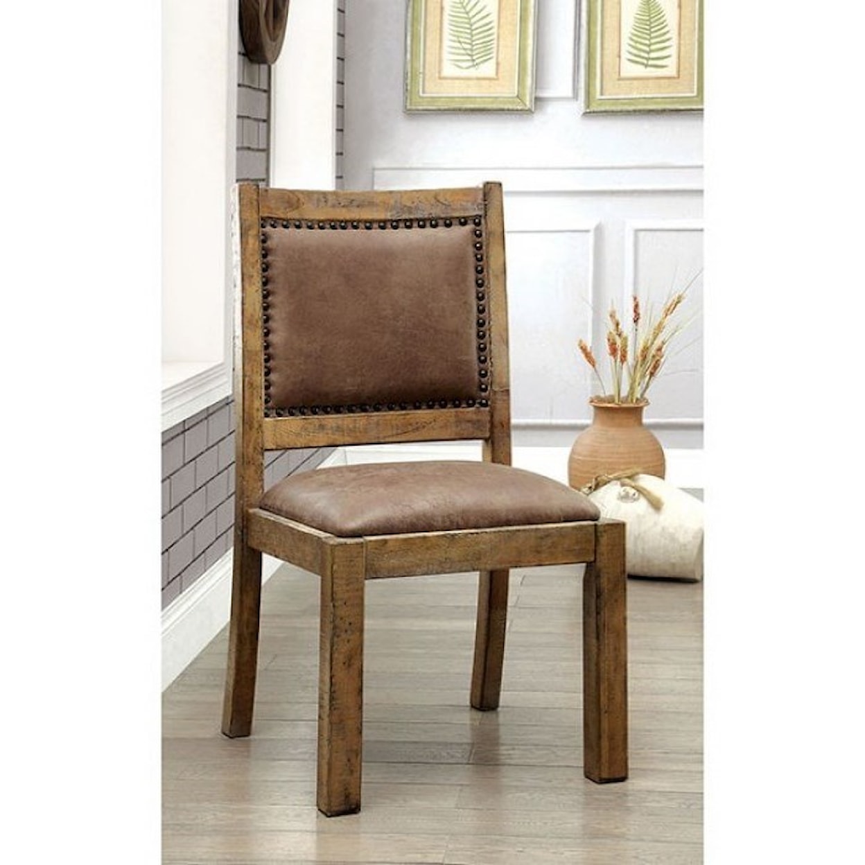 Furniture of America - FOA Gianna Side Chair, 2 Pack
