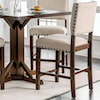 Furniture of America - FOA Glenbrook Set of 2 Counter Height Chairs