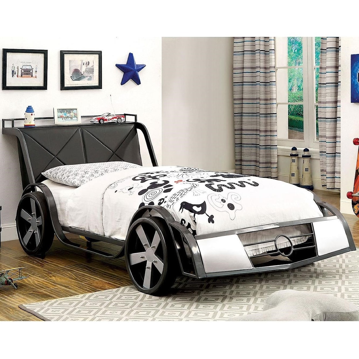 Furniture of America - FOA Gt Racer Twin Bed