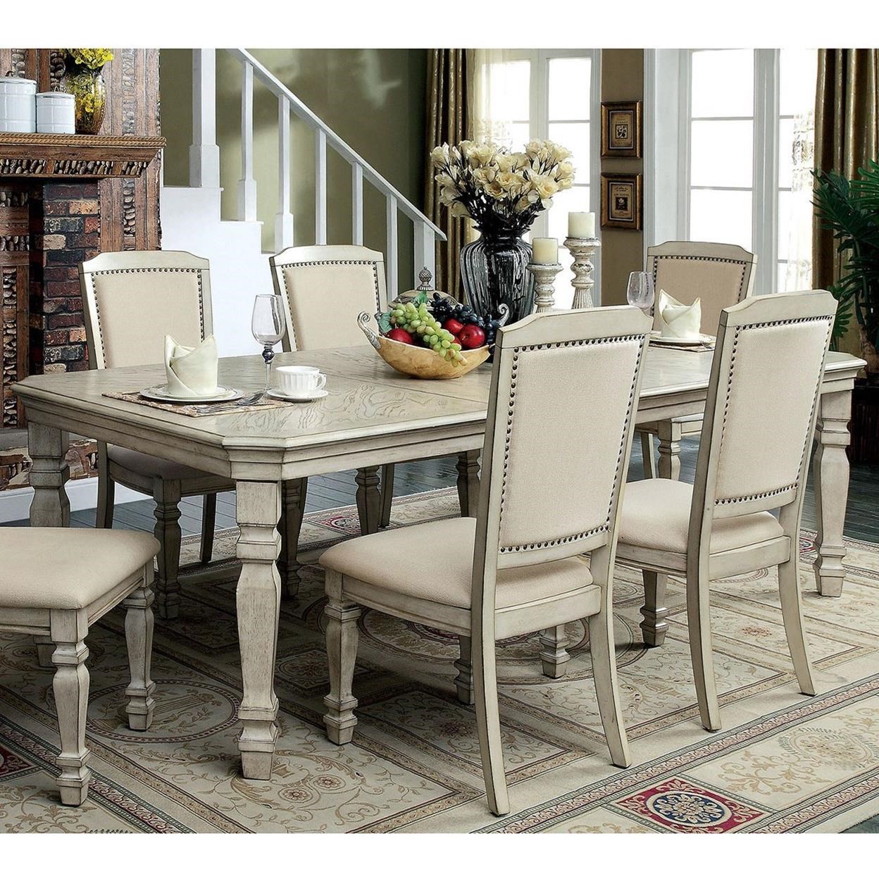 Sutton antique white counter height table best sale