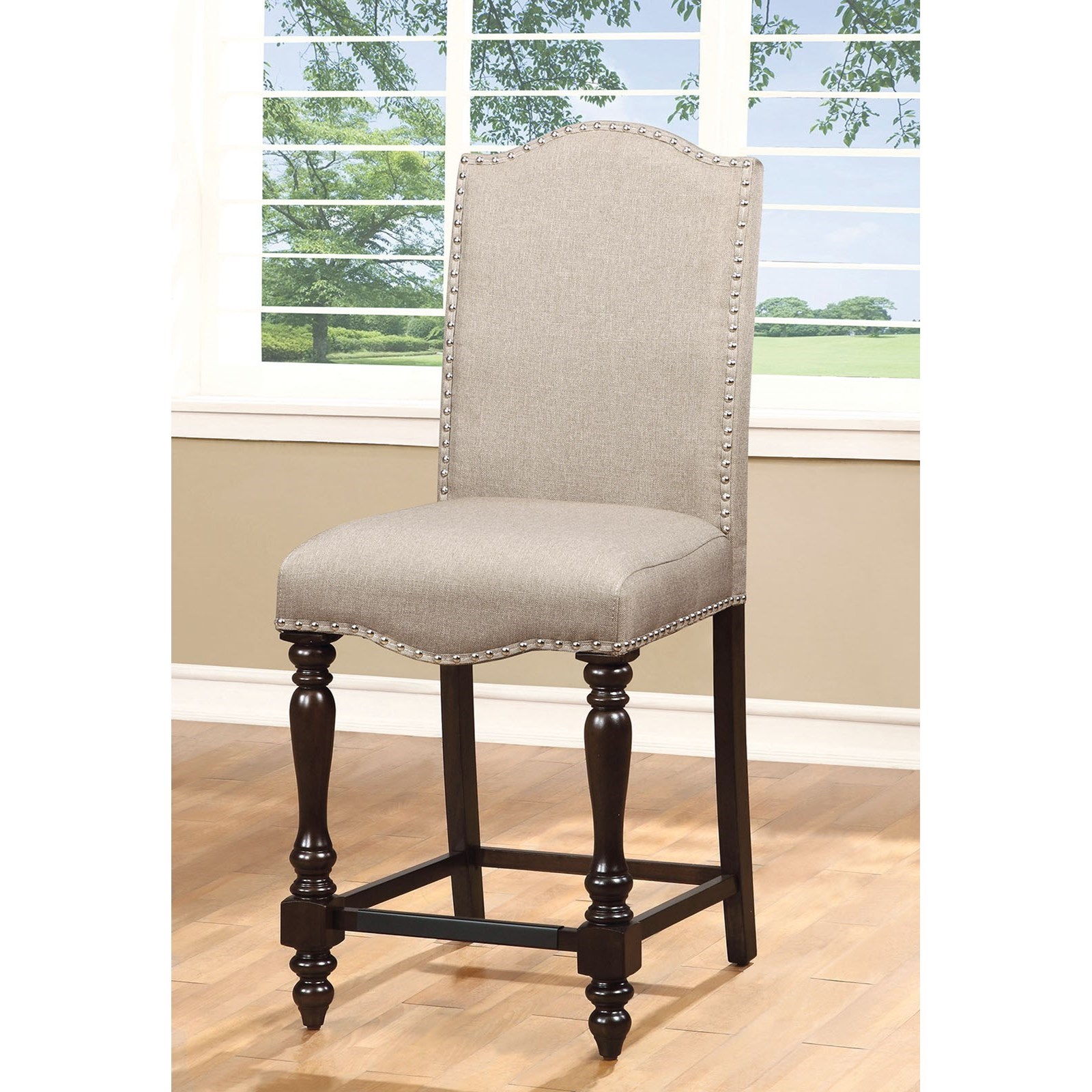 Set of 2 Counter Height Chairs