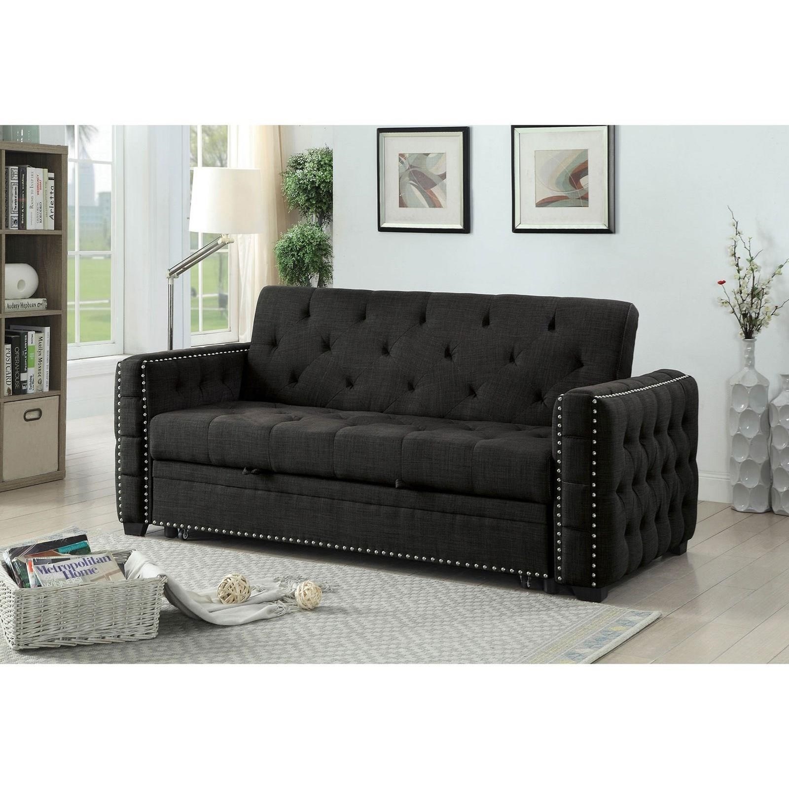 Nettie futon sofa by clearance furniture of america cm2605