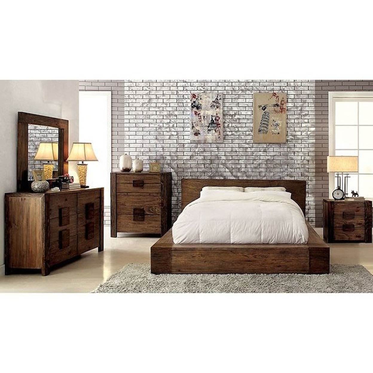 Furniture of America Janeiro California King Bed