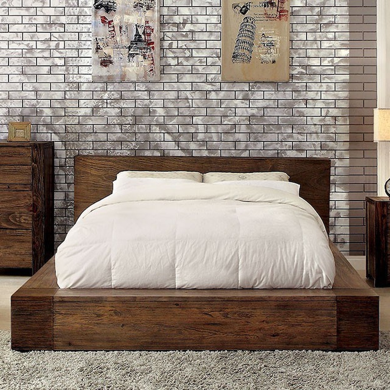 Furniture of America - FOA Janeiro King Bed