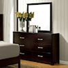 Furniture of America - FOA Janine Dresser and Mirror