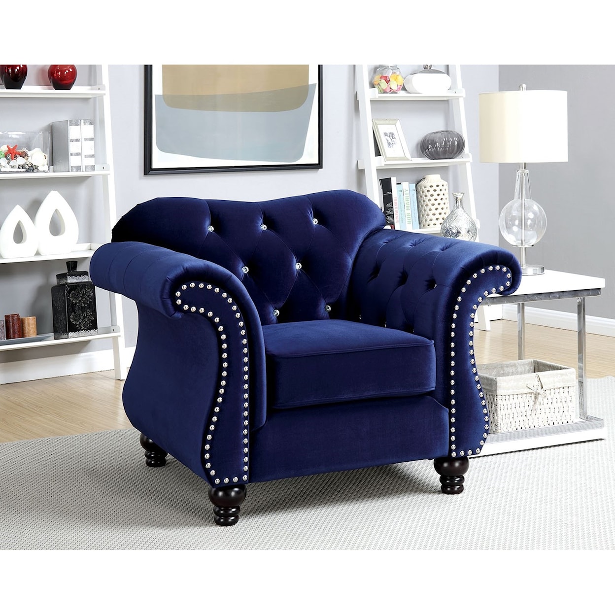 Furniture of America - FOA Jolanda Stationary Living Room Group