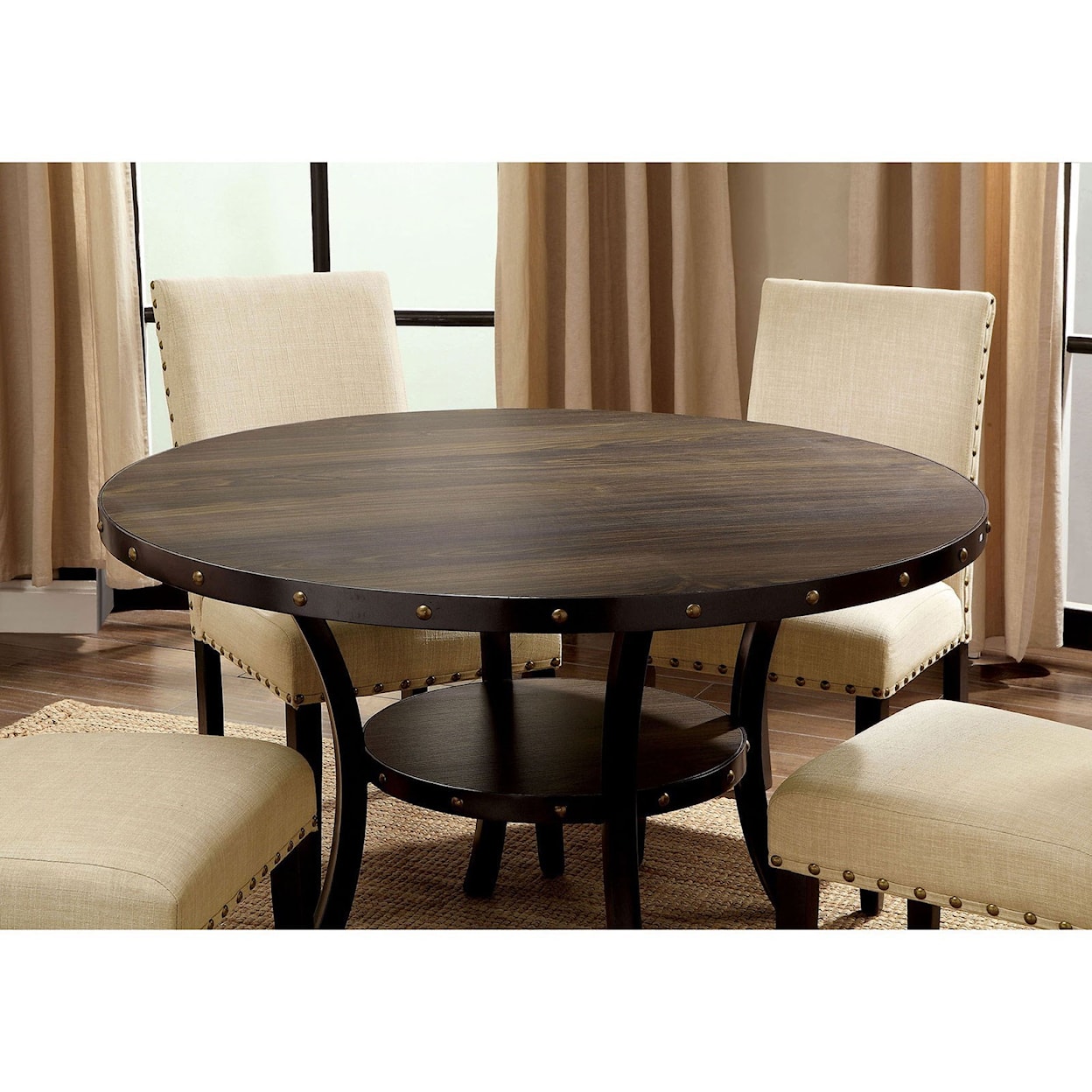 Furniture of America Kaitlin Round Dining Table