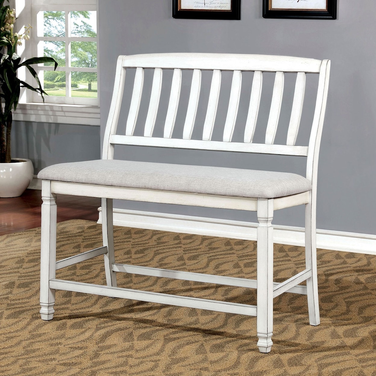 Furniture of America - FOA Kaliyah Counter Height Bench