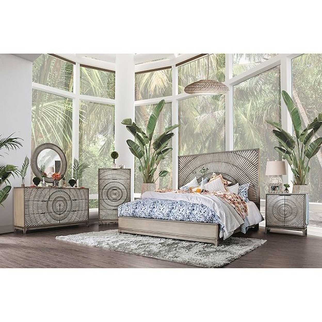Furniture of America - FOA Kamalah Queen Bedroom Group