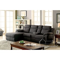 Sectional with Storage Console and Chaise