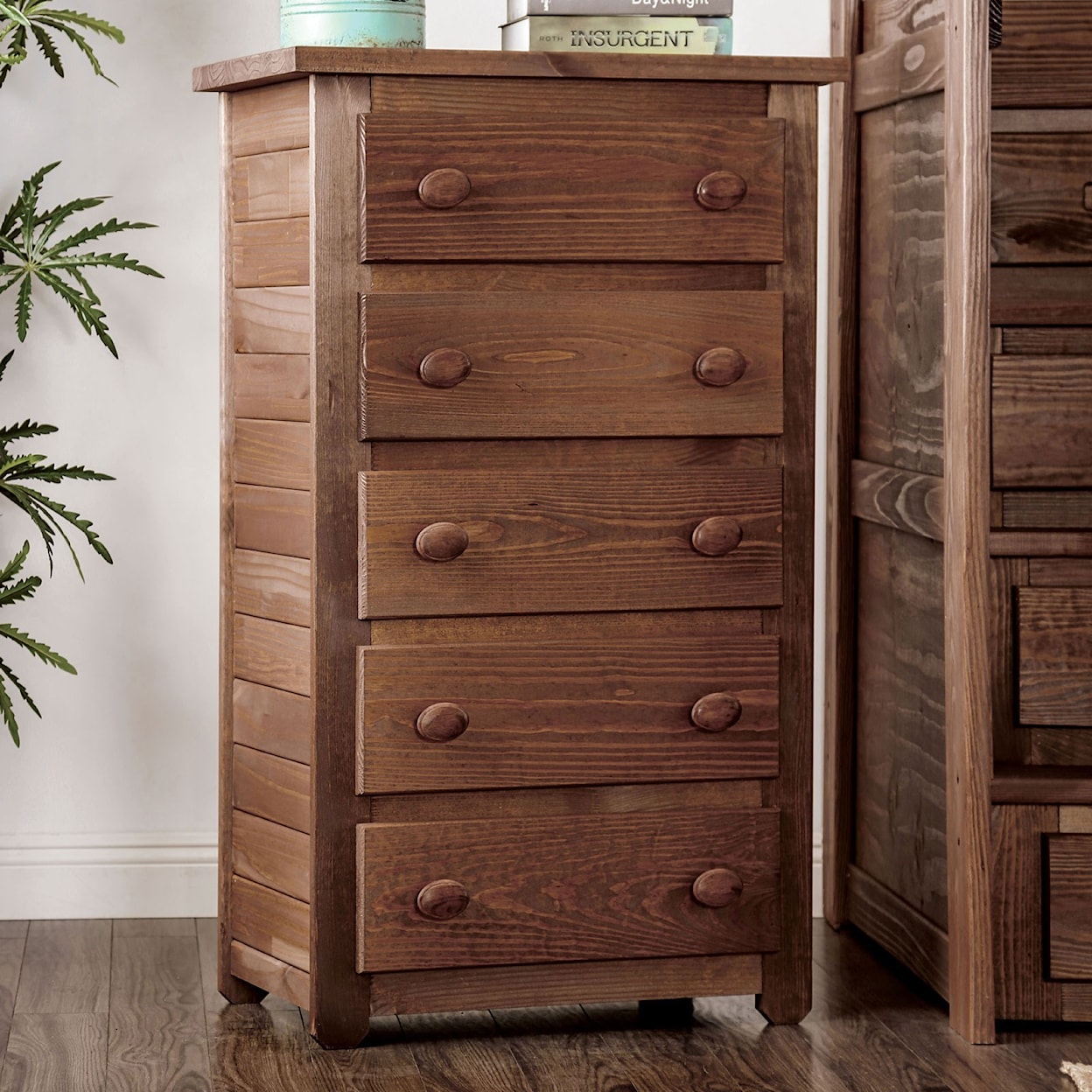 FUSA Lea 5-Drawer Bedroom Chest