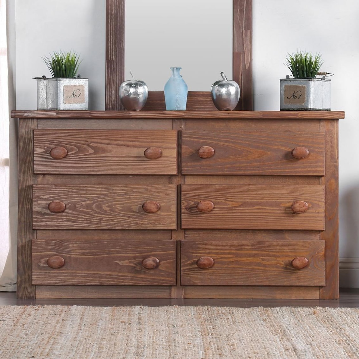 Furniture of America Lea 6-Drawer Dresser