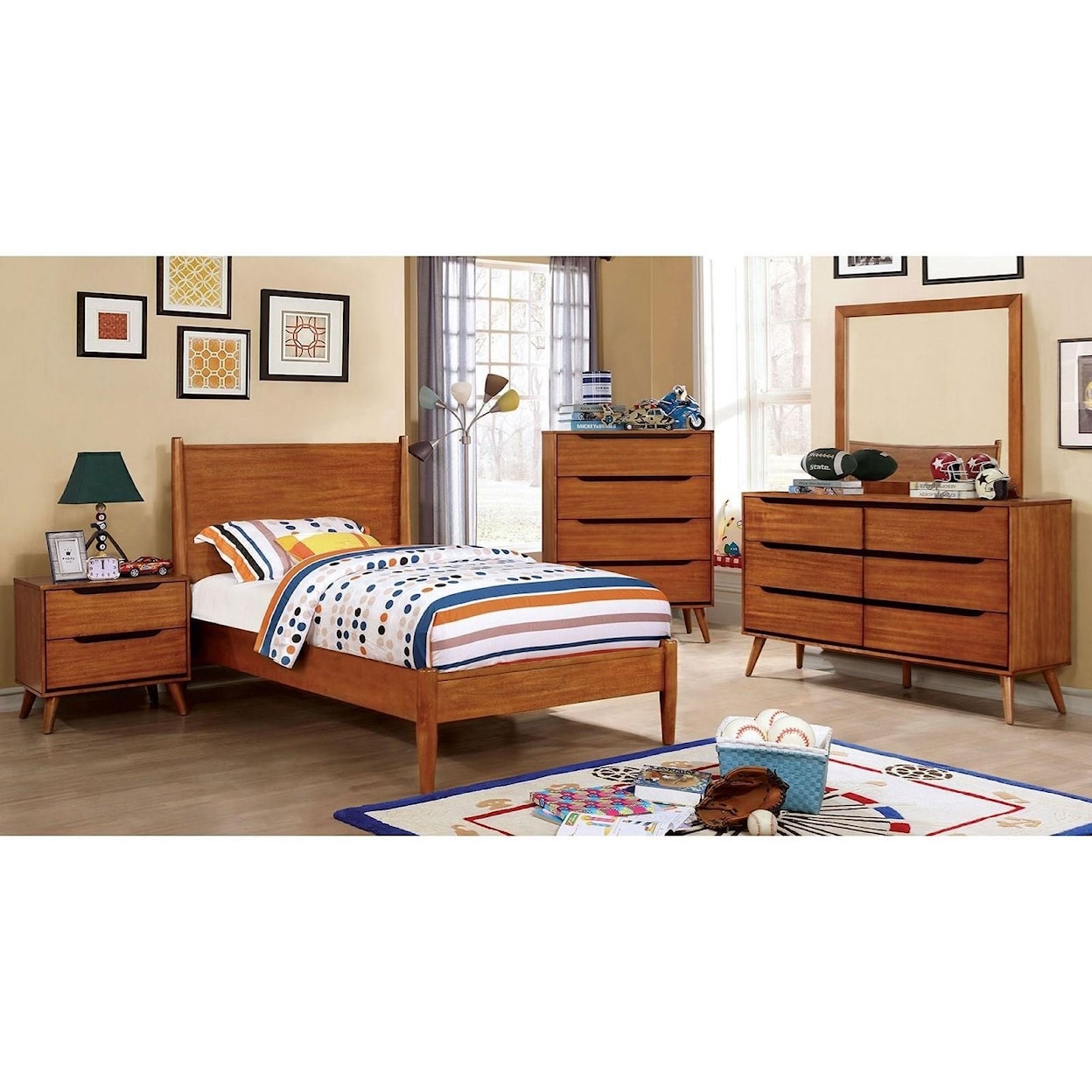 Furniture of America - FOA Lennart Twin Bed