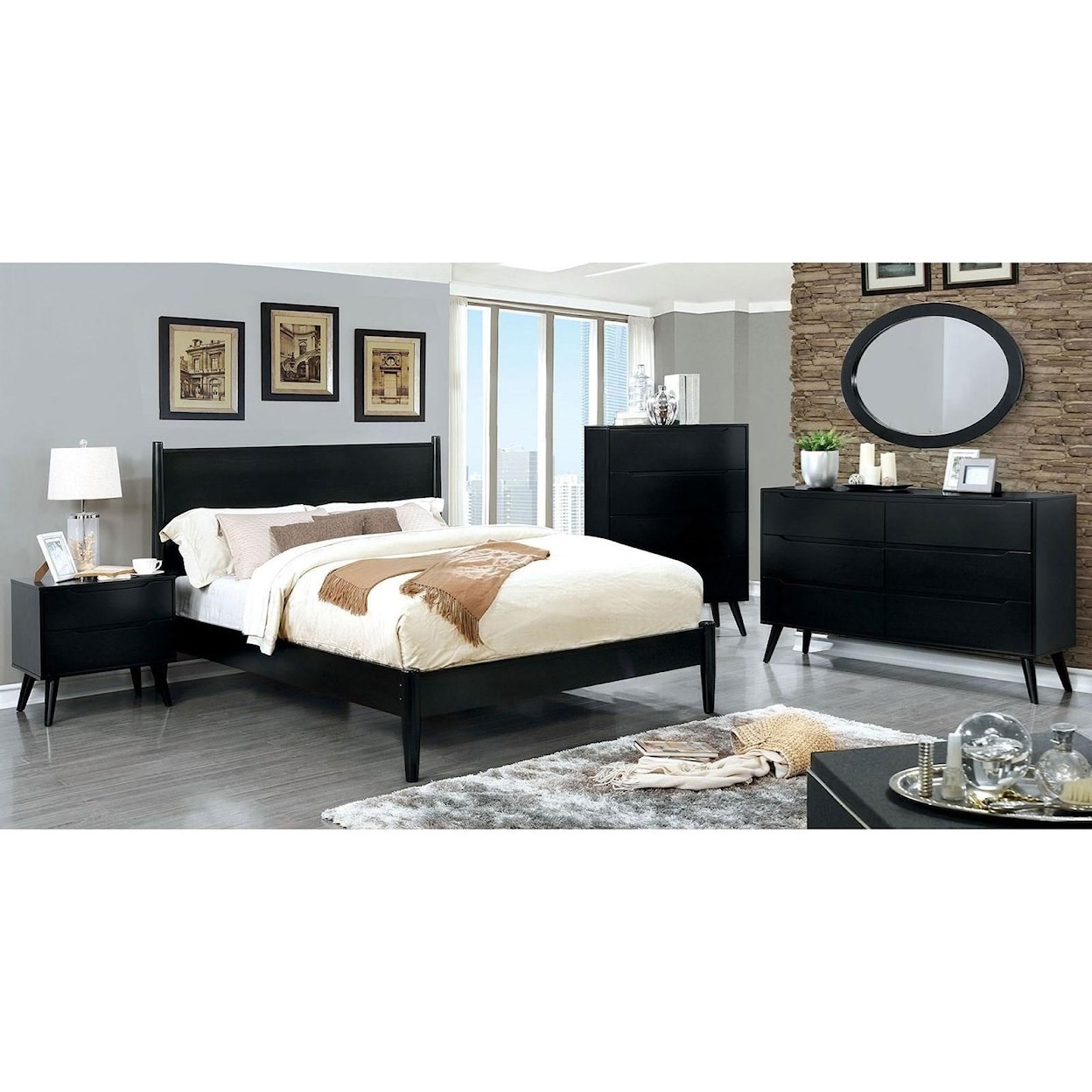 Furniture of America - FOA Lennart California King Bed