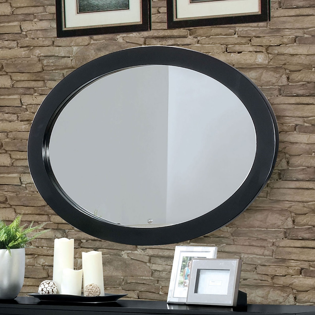 Furniture of America - FOA Lennart Oval Mirror