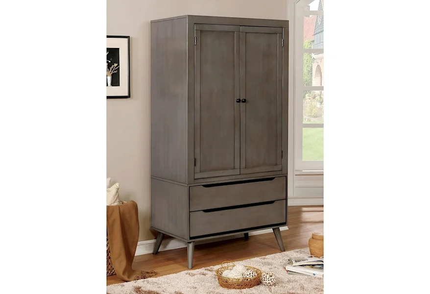 Lennart Armoire by Furniture of America at Corner Furniture
