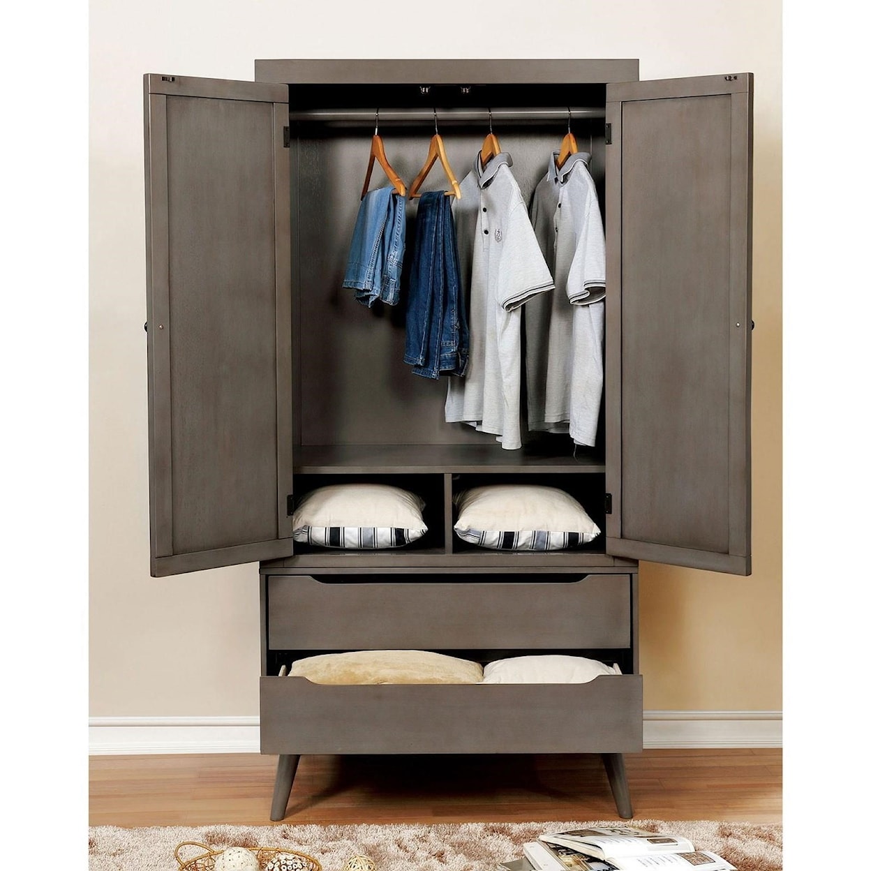 Furniture of America Lennart Armoire