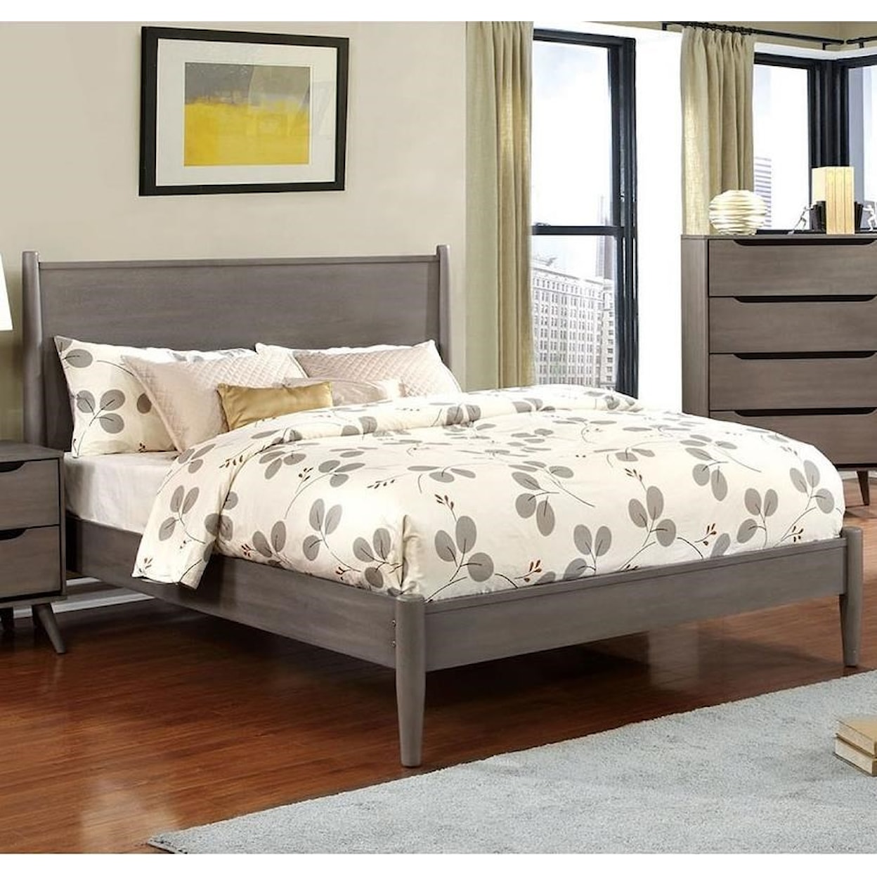 FUSA Lennart California King Bed