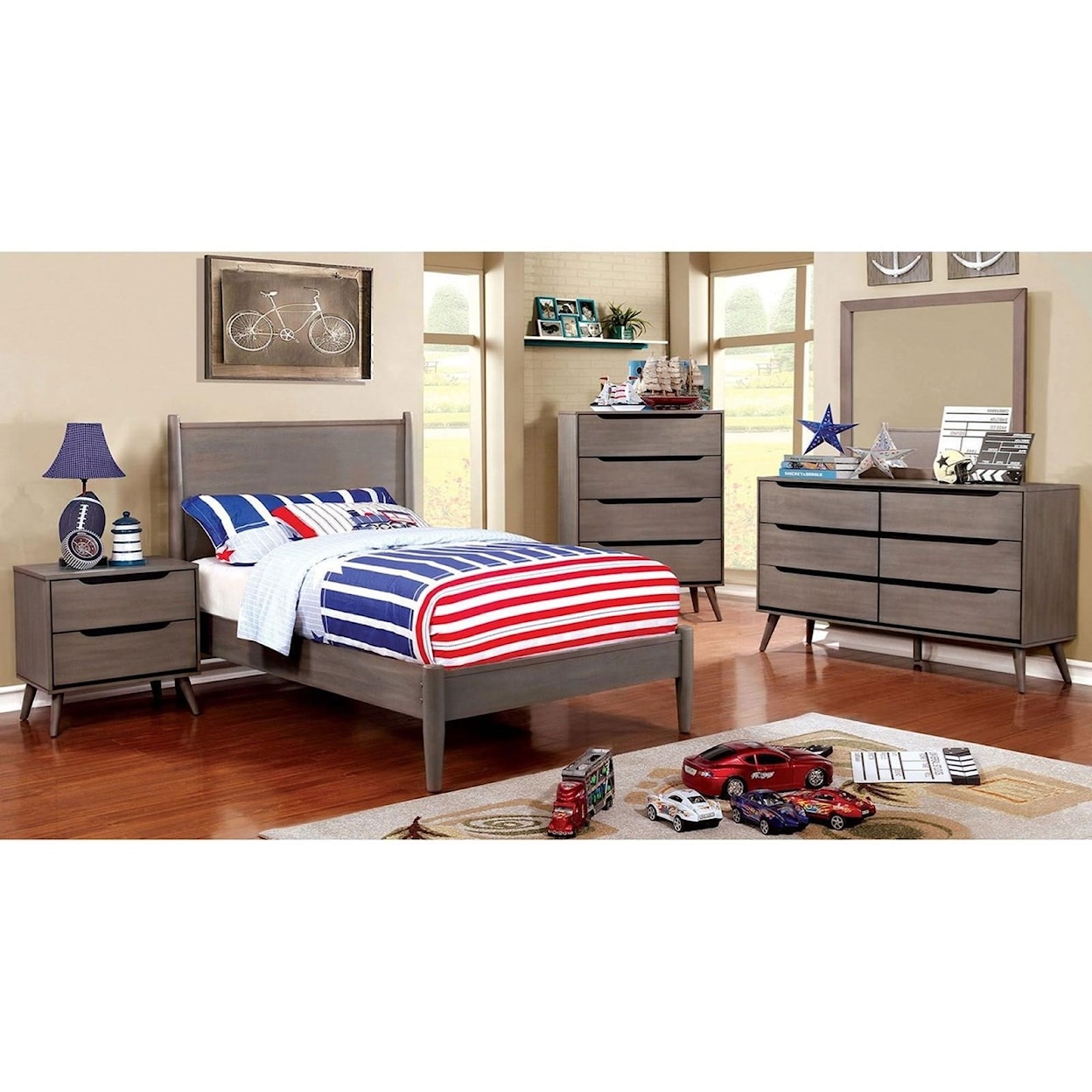 FUSA Lennart Twin Bed