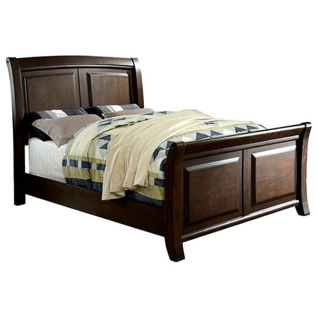 Furniture of America Litchville Queen Sleigh Bed