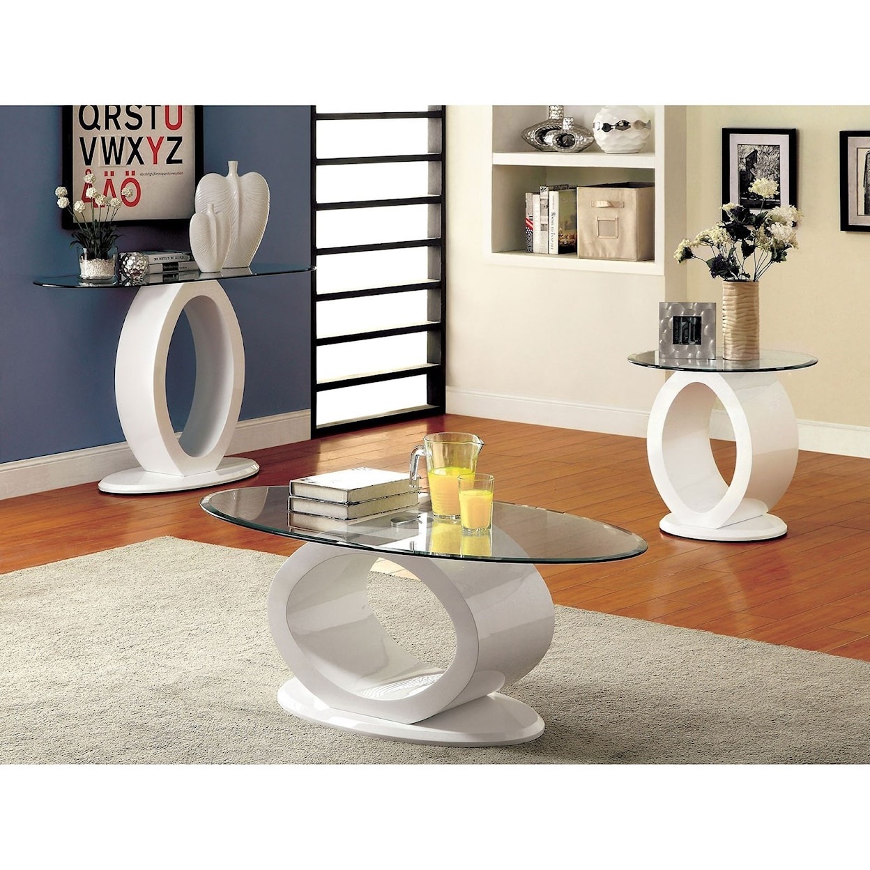 Furniture of America - FOA Lodia III Sofa Table
