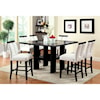 Furniture of America Luminar Counter Height Table Set