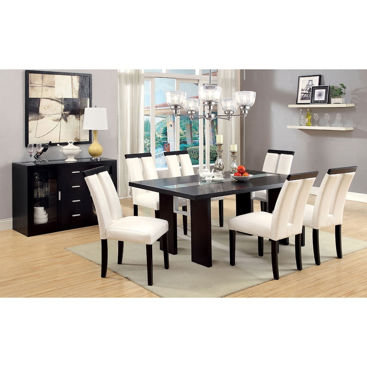 Furniture of America Luminar Set of Side Chairs
