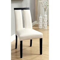 Set of Two Modern Upholstered Side Chairs