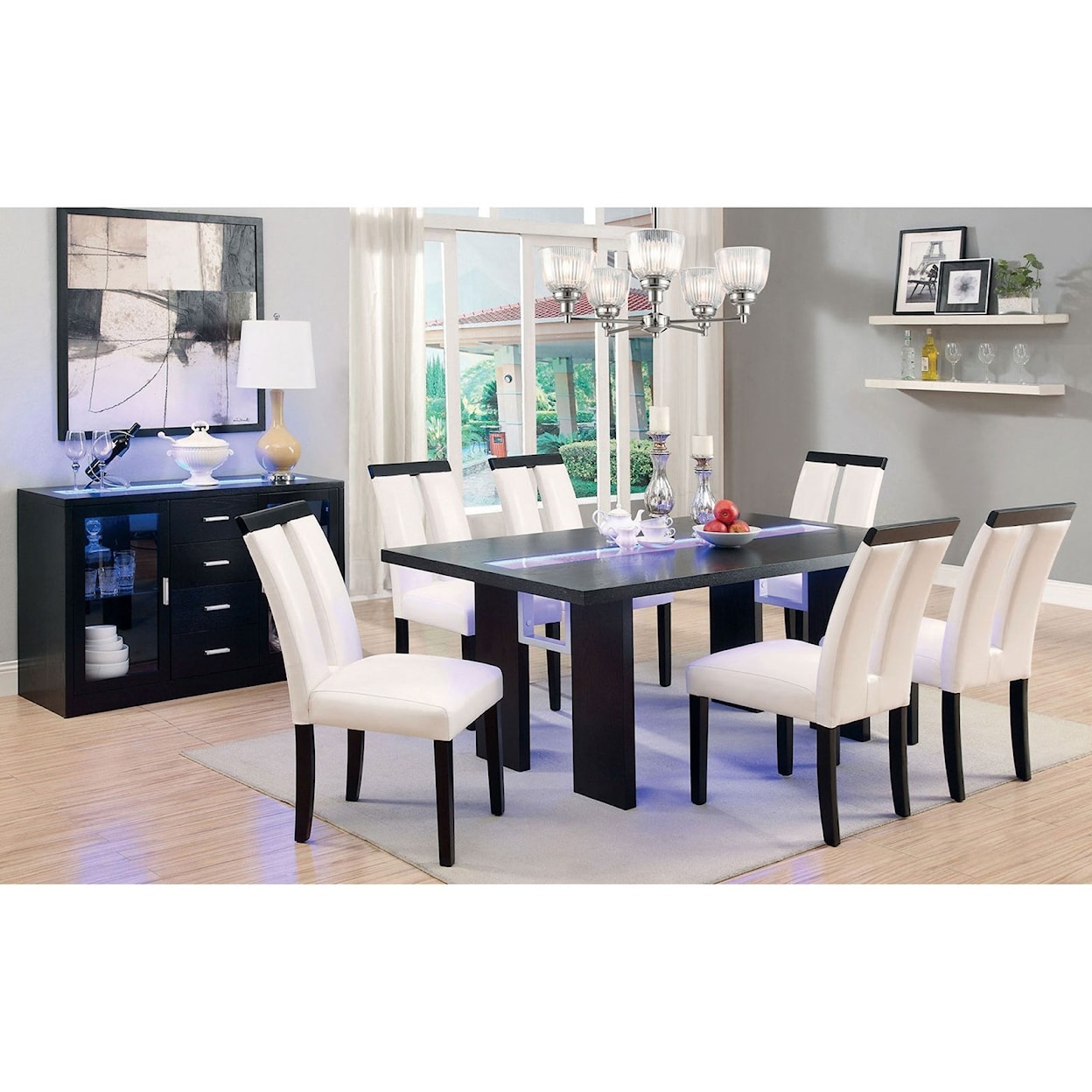 Furniture of America - FOA Luminar Set of Side Chairs