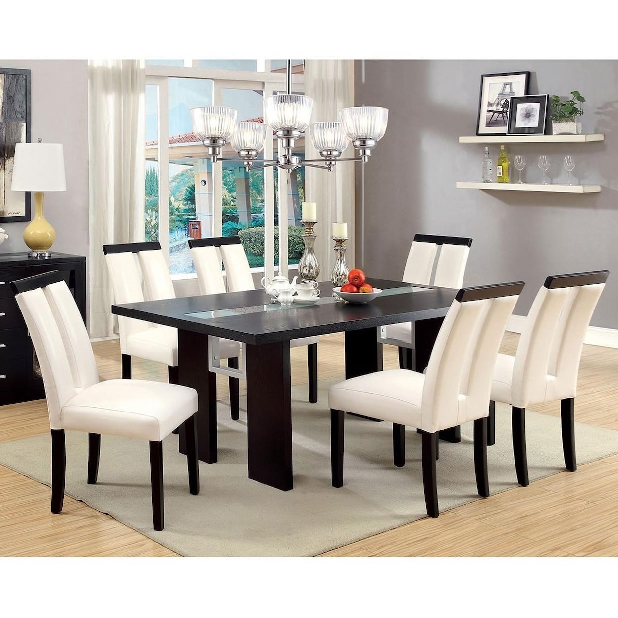 Furniture of America - FOA Luminar Dining Room Set