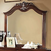 Traditional Mirror with Carved Motif