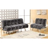 Furniture of America Marbelle Futon Sofa + Chairs