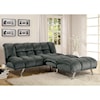 Furniture of America Marbelle Futon Sofa + Chairs