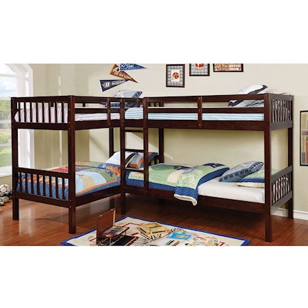 Quadruple Twin Bunk Bed