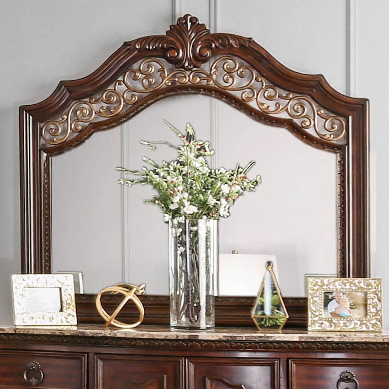 Furniture of America Menodora Mirror