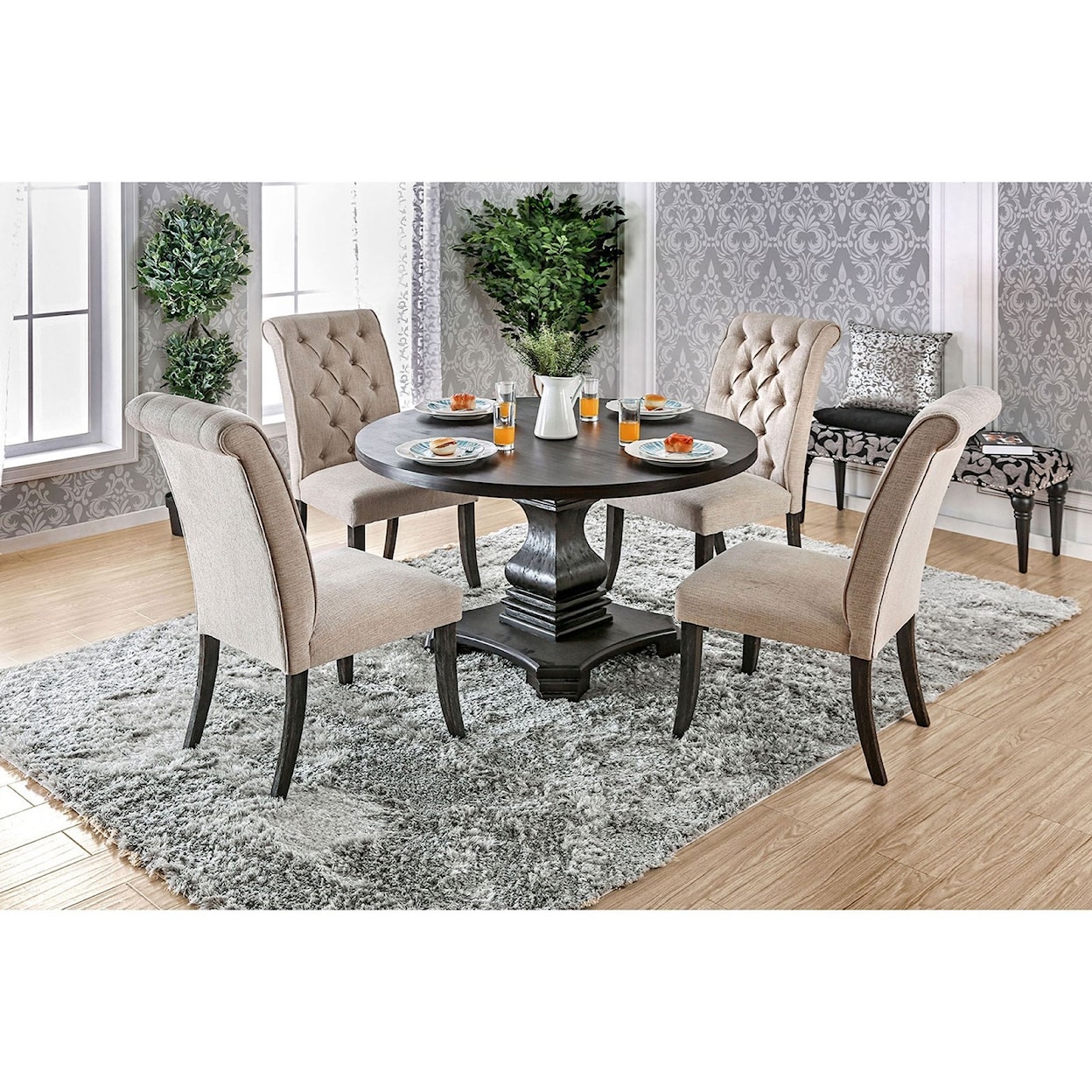 Furniture of America Nerissa Round Table