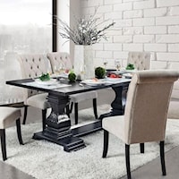 Vintage Style Rectangular Dining Table