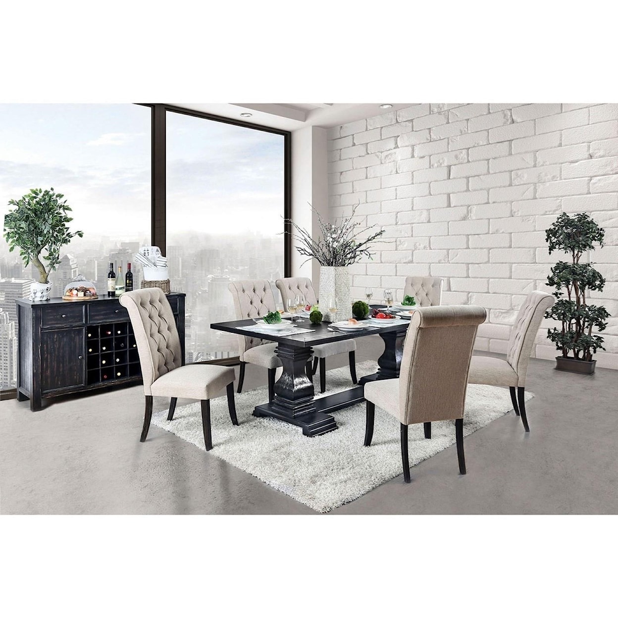 Furniture of America Nerissa Dining Table