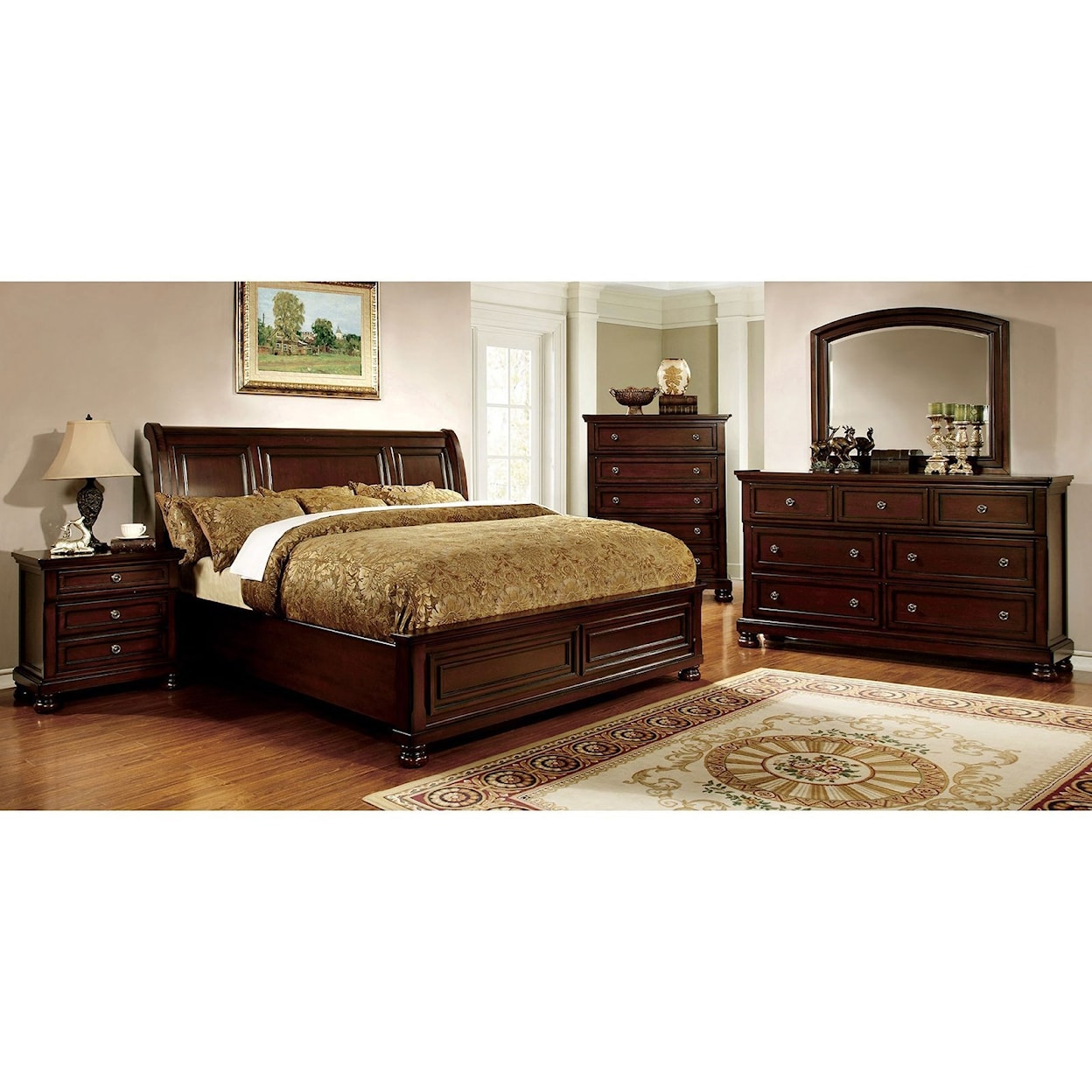 Furniture of America Northville King Bedroom Group