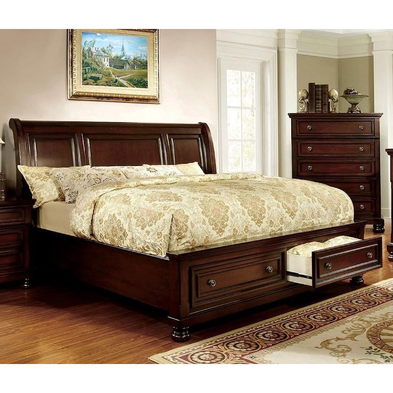 Furniture of America Northville Cal.King Bed