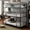 Furniture of America - FOA Olga III Twin/Twin/Twin Bunk Bed